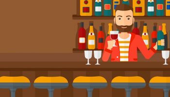 Bartender resume Vector