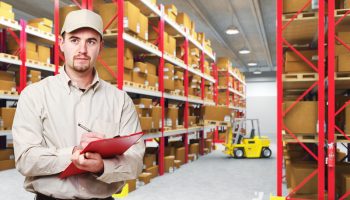 Warehouse Worker in warehouse.