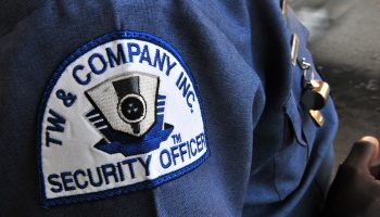arm patch of a security officer