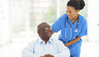 nurse and patient
