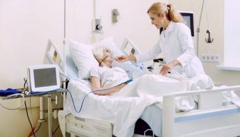 patient and respiratory therapist
